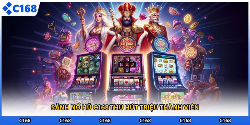 Sảnh nổ hũ C168 thu hút triệu thành viên